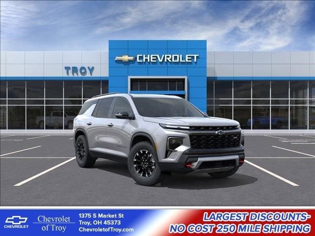2026 Chevrolet Traverse Z71 in Sterling Gray Metallic — front three-quarter view