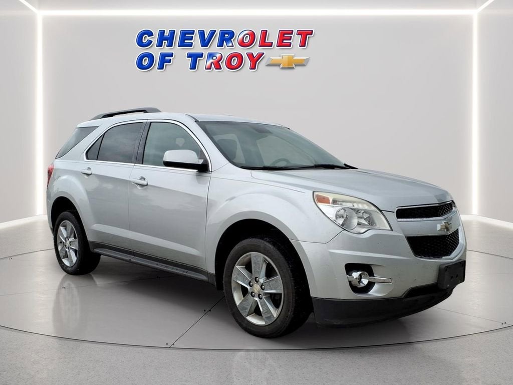 2013 Chevrolet Equinox LT in Silver Ice Metallic — front three-quarter view