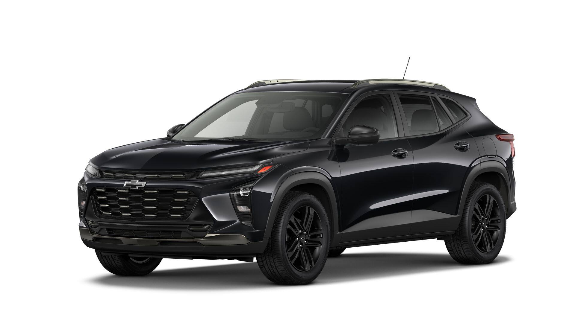 2026 Chevrolet Trax ACTIV in Mosaic Black Metallic — front three-quarter view