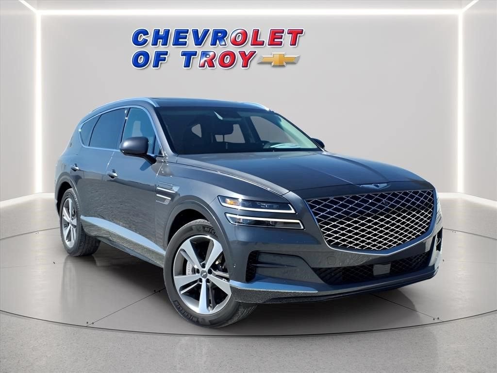 2023 Genesis GV80 2.5T AWD in Gray — front three-quarter view